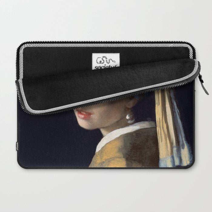 Girl with a Pearl Earring Laptop Sleeve Gallery Image 2