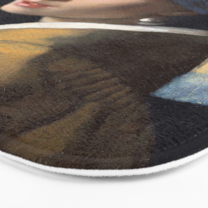 Girl with a Pearl Earring Bath Mat Gallery Image 3