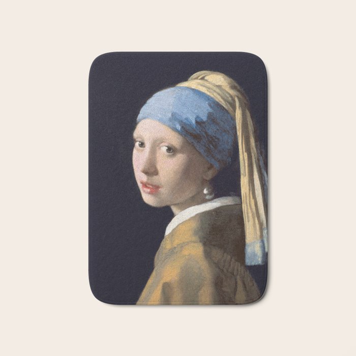 Girl with a Pearl Earring Bath Mat Gallery Image 1