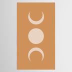 Moon Shapes Minimalism - Desert Sand Tablecloth Gallery Image 2