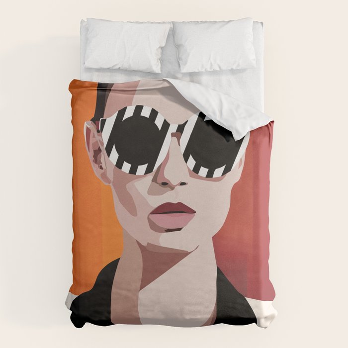 The Face of Fashion 6 Duvet Cover Gallery Image 6