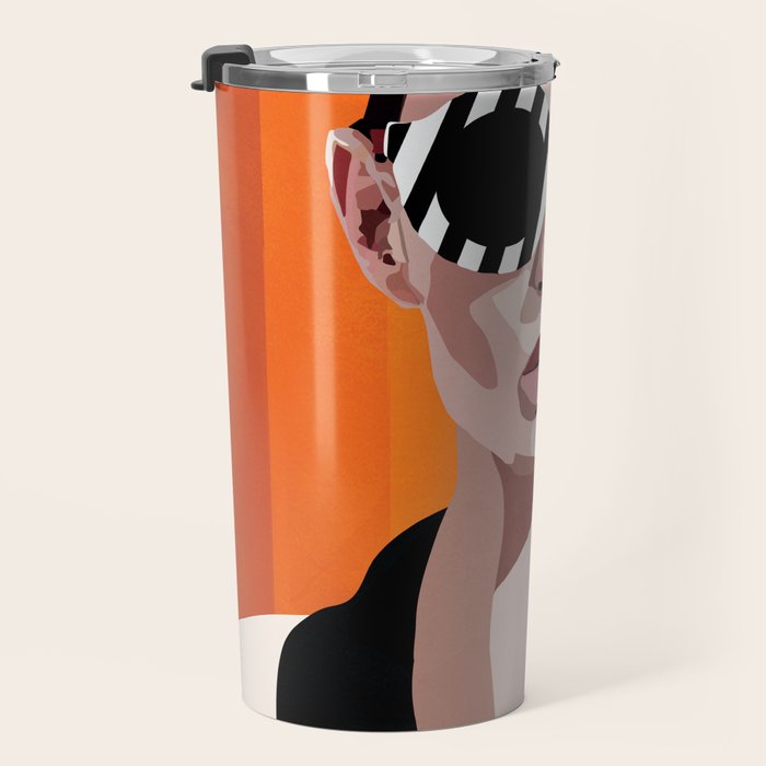 The Face of Fashion 6 Travel Mug Gallery Image 3