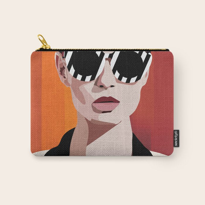 The Face of Fashion 6 Carry All Pouch Gallery Image 1