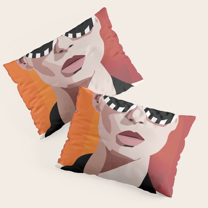 The Face of Fashion 6 Pillow Sham Gallery Image 3