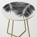 Palm Leaf Black & White II Side Table Gallery Image 2