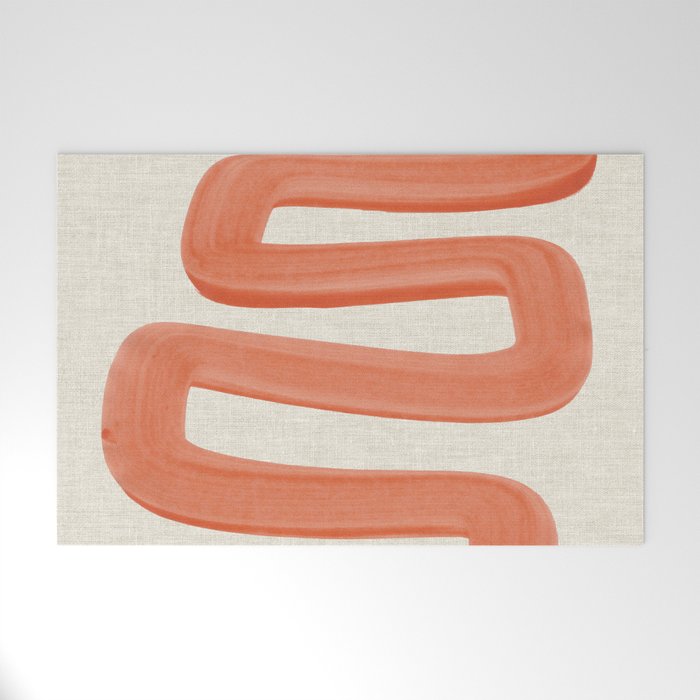 Orange Ghost Road  Welcome Mat Gallery Image 1