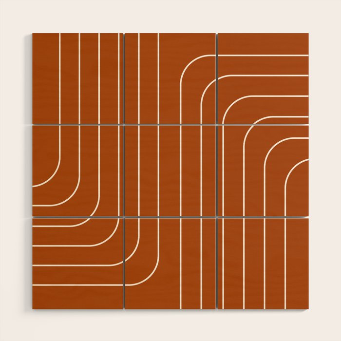 Searching (Rust) Wood Wall Art Gallery Image 1