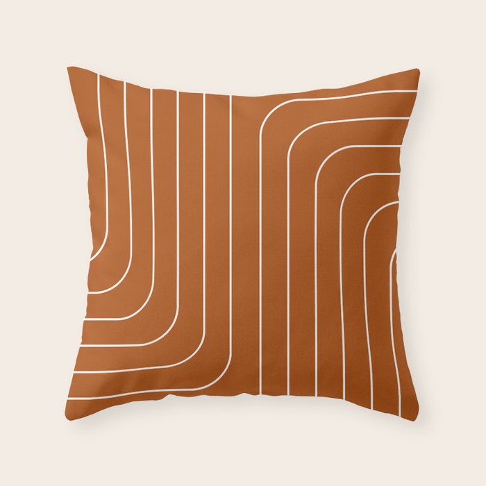 Searching (Rust) Throw Pillow Gallery Image 6