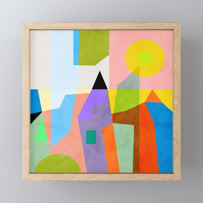 mid century modern spring III Mini Art Print Gallery Image 1