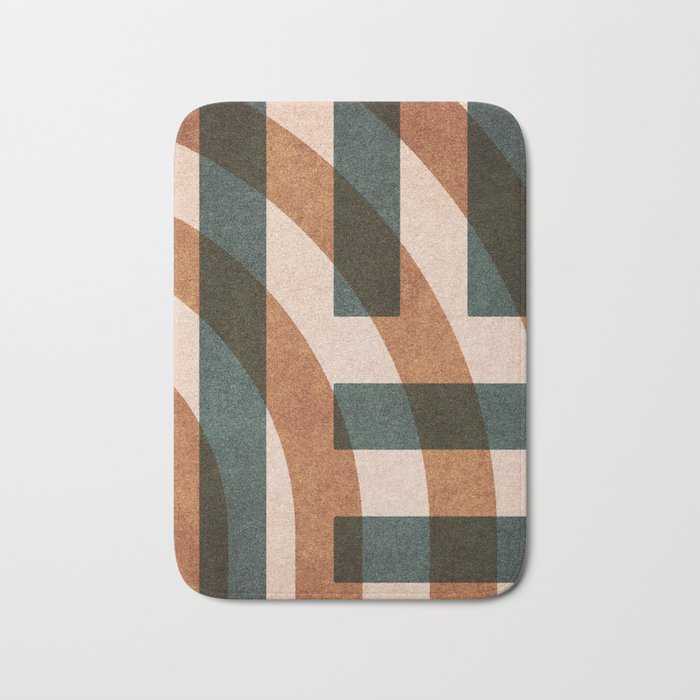 ABSTRACT ALPHABET / Decorative H Bath Mat Gallery Image 1