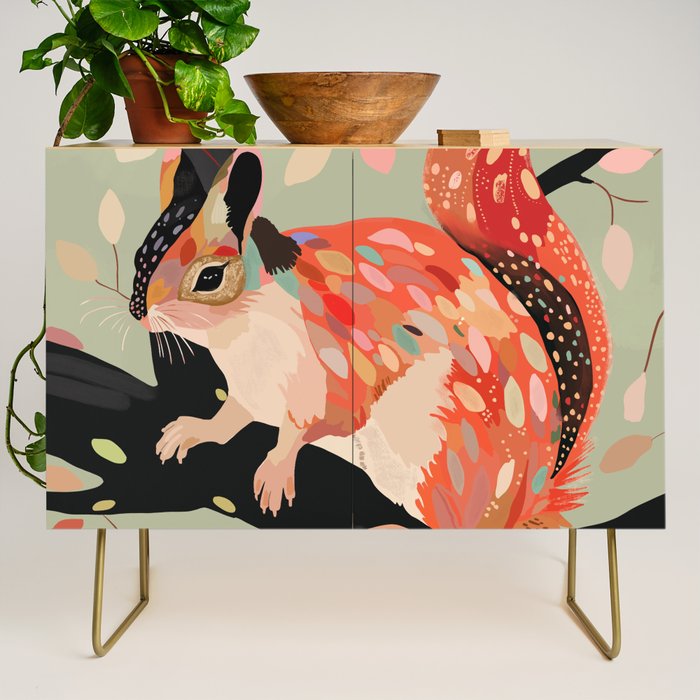 Squirrel In The Tree  Credenza Gallery Image 1