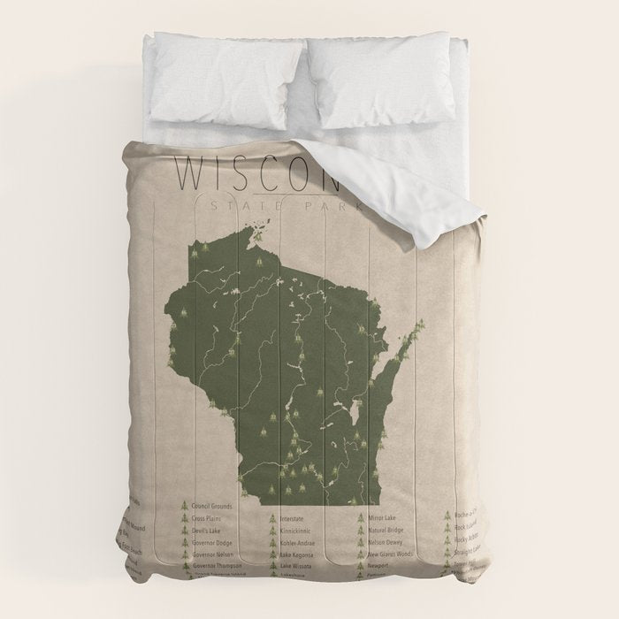 Wisconsin Parks Comforter Gallery Image 6