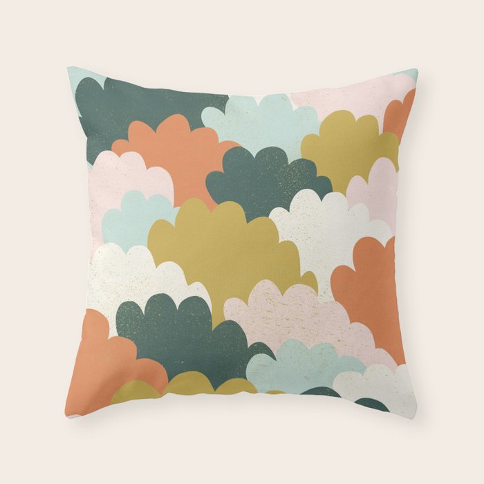 Cloudy Sky No2 Throw Pillow Gallery Image 6