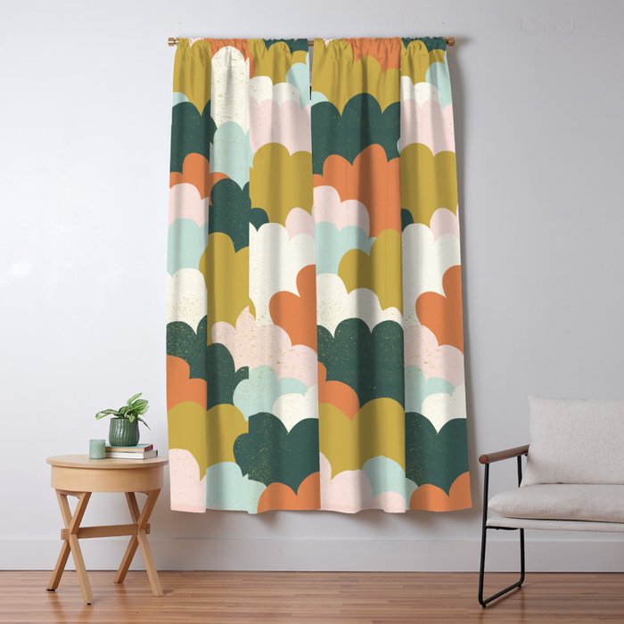 Cloudy Sky No2 Window Curtain Gallery Image 5
