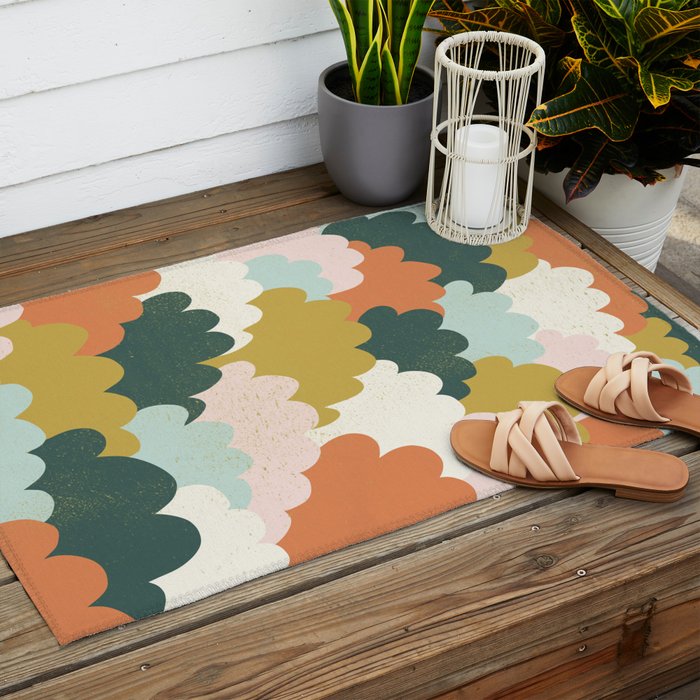 Cloudy Sky No2 Outdoor Rug Gallery Image 2