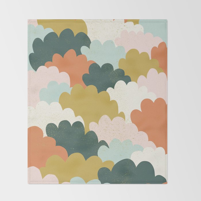 Cloudy Sky No2 Throw Blanket Gallery Image 2