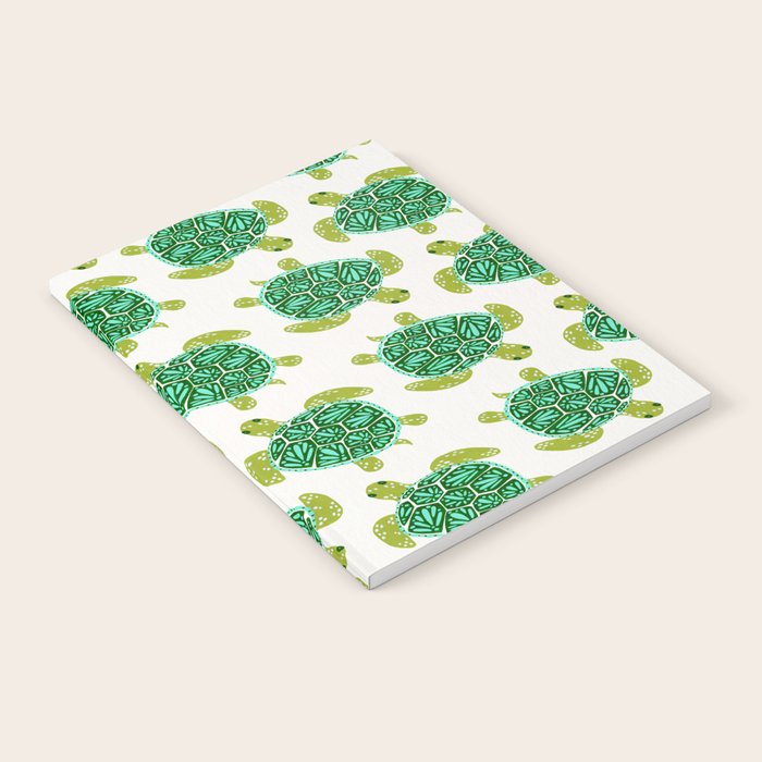 Sea Turtle - Green Palette Notebook Gallery Image 2