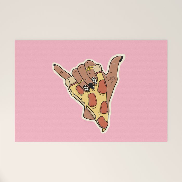 PIZZA SHAKA (DARK) Welcome Mat Gallery Image 1