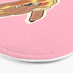 PIZZA SHAKA (DARK) Bath Mat Gallery Image 3