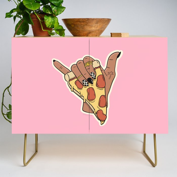 PIZZA SHAKA (DARK) Credenza Gallery Image 1