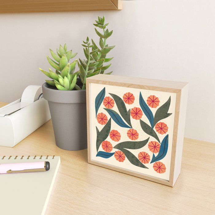 Ruby Floral Mini Art Print Gallery Image 2