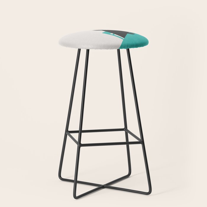 Cat drinking coffee Stool Gallery Image 1