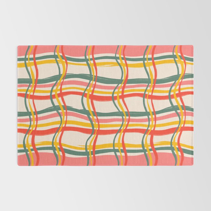 Wavy Plaid Rug Gallery Image 2