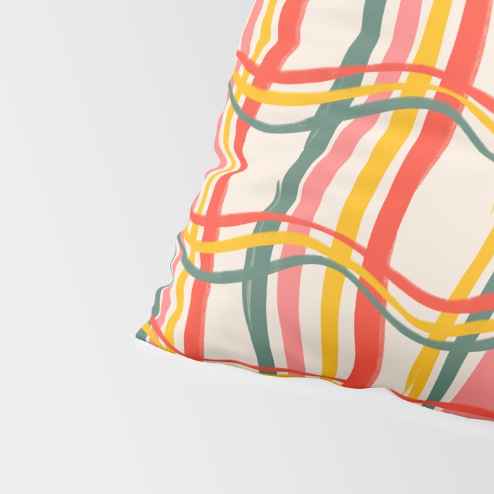 Wavy Plaid Pillow Sham Gallery Image 4