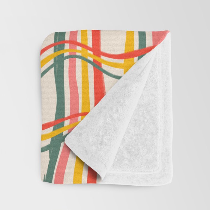 Wavy Plaid Throw Blanket Gallery Image 3