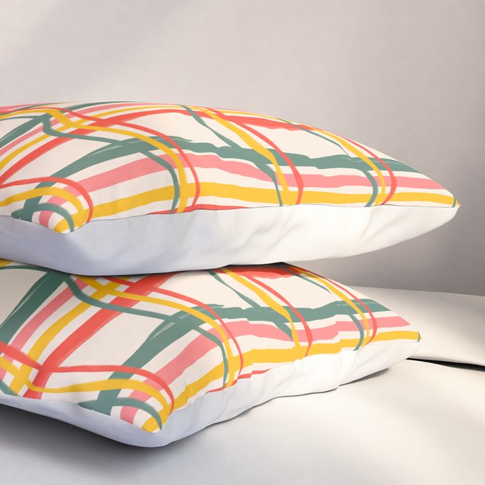 Wavy Plaid Pillow Sham Gallery Image 3