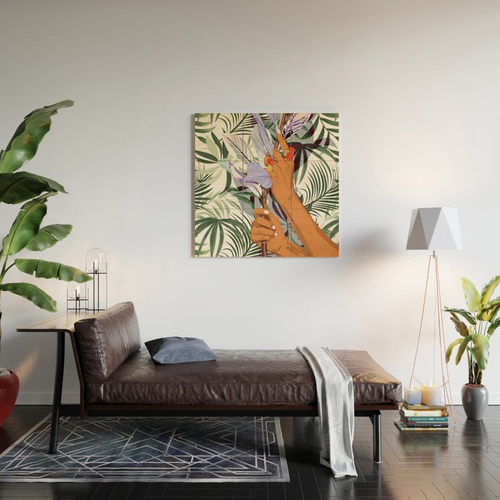 Merging: Nature & Humanity Wood Wall Art Gallery Image 2