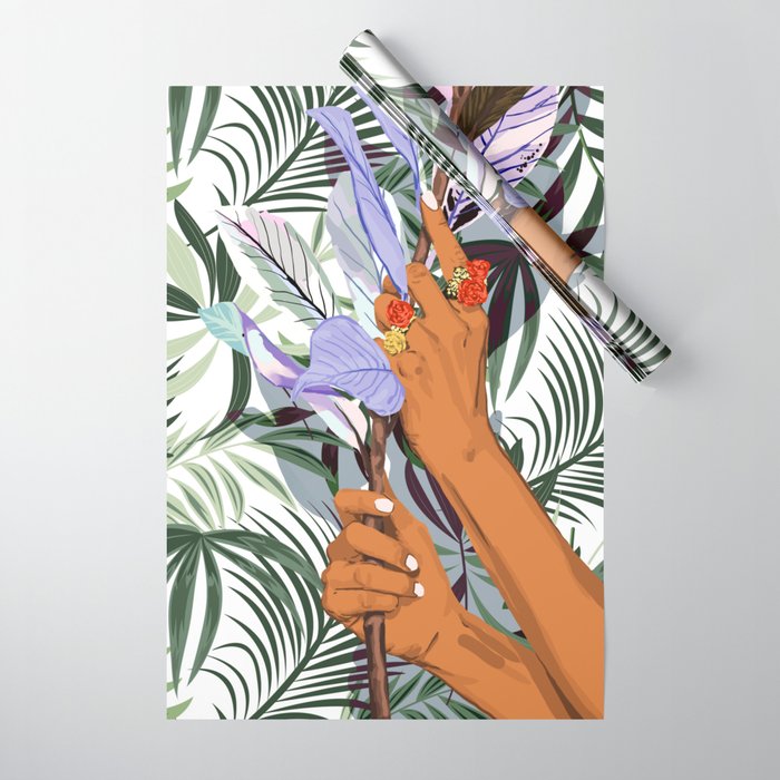 Merging: Nature & Humanity Wrapping Paper Gallery Image 1