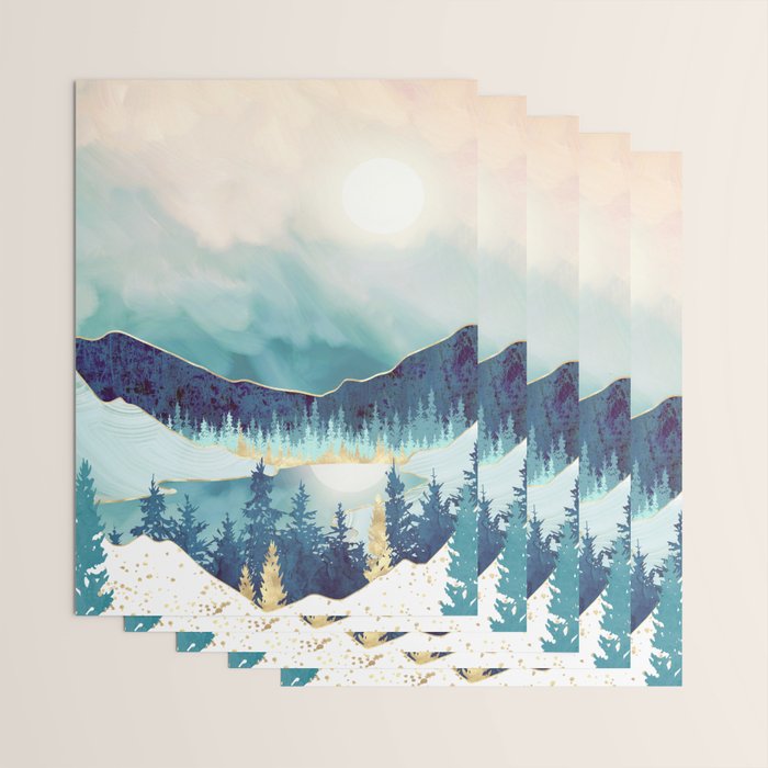 Sky Reflection Wrapping Paper Gallery Image 3