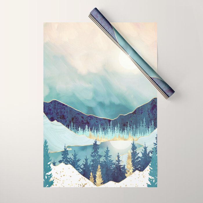 Sky Reflection Wrapping Paper Gallery Image 1