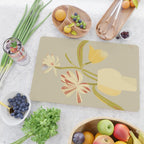 Bouquet of decorative flowers Cutting Board Gallery Image 2