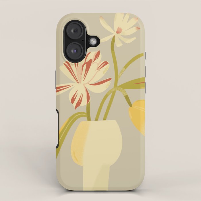 Bouquet of decorative flowers iPhone Case Gallery Image 1