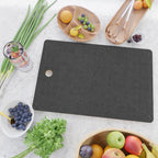 boho triangle stripes - charcoal Cutting Board Gallery Image 2