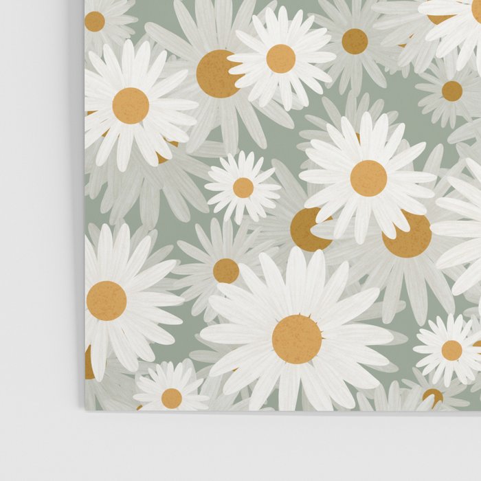Chamomile pattern Poster Gallery Image 3
