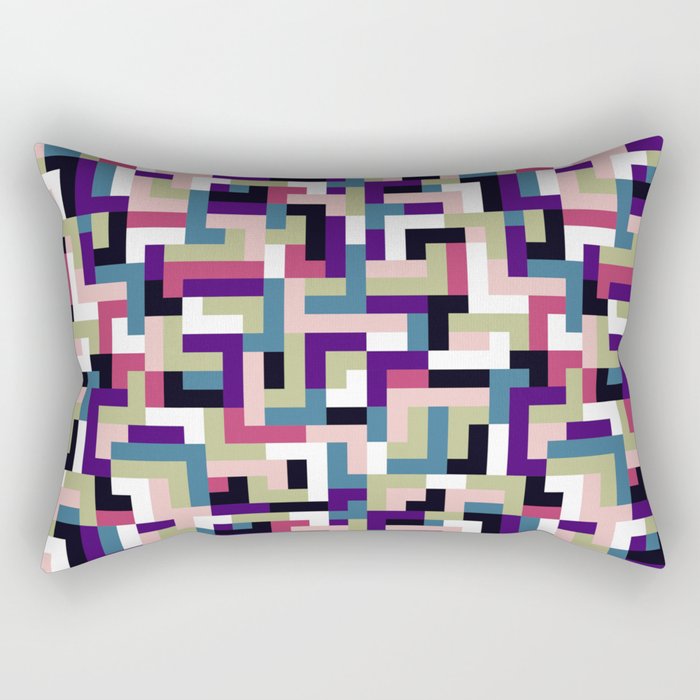 Boho M Tetris PTT Rectangular Pillow Gallery Image 1