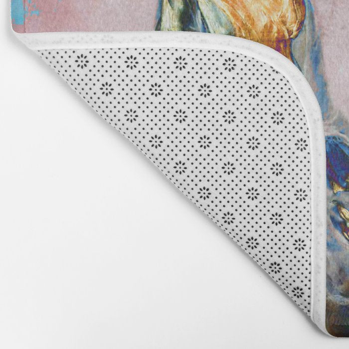 The Lovers In Pink Bath Mat Gallery Image 2