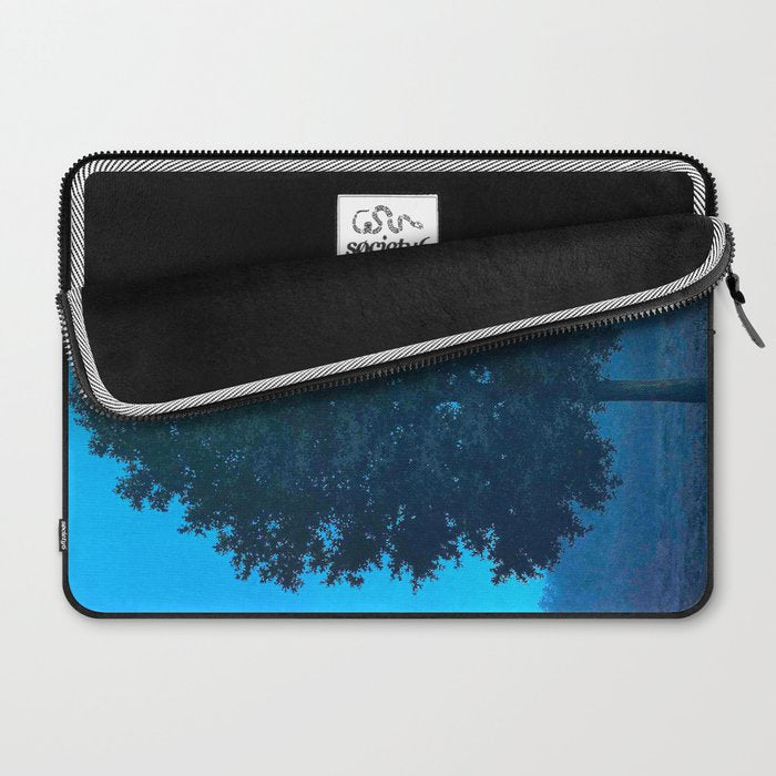 Rene Magritte - Le Seize Septembre - 1956 Moon Through Tree Surrealism Laptop Sleeve Gallery Image 2