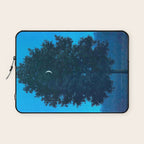 Rene Magritte - Le Seize Septembre - 1956 Moon Through Tree Surrealism Laptop Sleeve Gallery Image 1