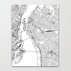 Montreal White Map Notebook Gallery Image 4