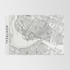 Montreal White Map Rug Gallery Image 2