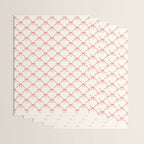 Bows & Ribbons Pattern II Red Wrapping Paper Gallery Image 3