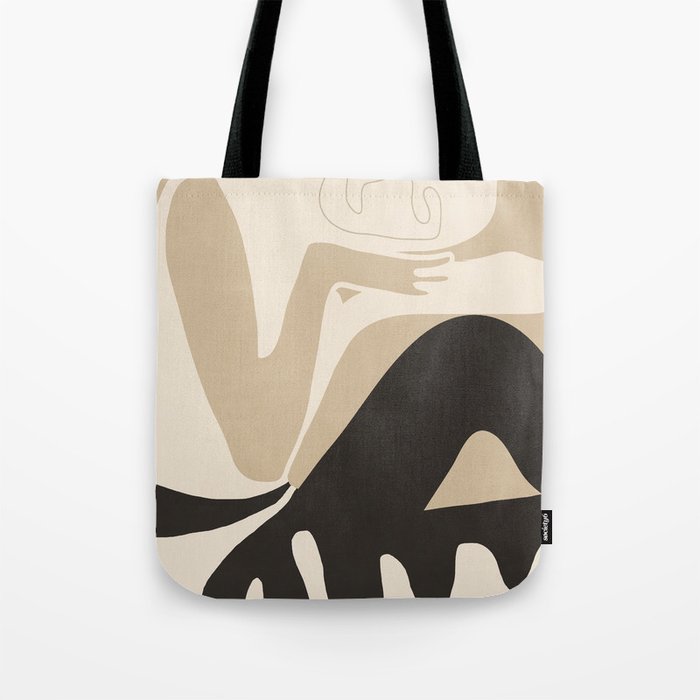 Abstract Art Figure 3 Tote Bag Gallery Image 1