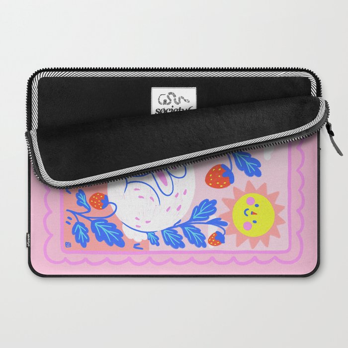 Strawberry Fields Siesta Laptop Sleeve Gallery Image 2