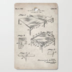 Table Tennis Patent - Tennis Art - Antique Cutting Board Gallery Image 1
