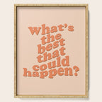 What's The Best That Could Happen Serving Tray Gallery Image 1