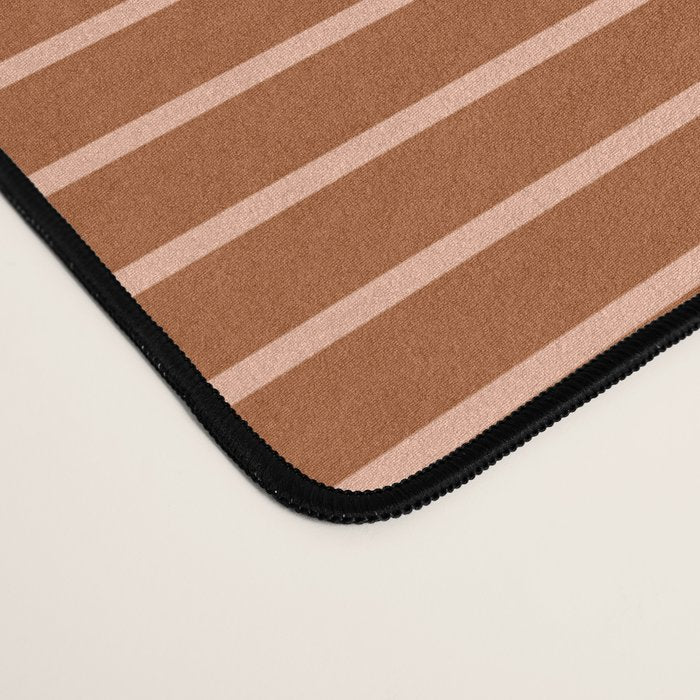 Abstraction Shapes 17 in Terracotta Shades (Moon Phase Abstract)  Desk Mat Gallery Image 4